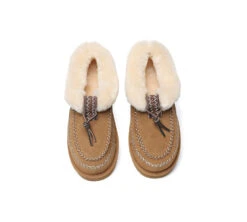 Sheepskin Wool Ankle Shoes With Tribal Stitch Detail And EVA Sole Draco 10 Sheepskin Wool Ankle Shoes With Tribal Stitch Detail And EVA Sole Draco -Ugg GL7A0259