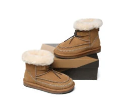 UGG Boots Women Sheepskin Wool Ankle Woven Mini Stormy -Ugg GL7A0279