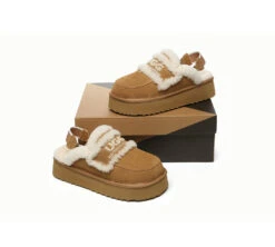 UGG Slippers Women Removable Strap Slingback Platform Rilee -Ugg GL7A0294