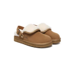 3-Way Style UGG Slippers Sheepskin Wool Adjustable Strap Slingback Tenley -Ugg GL7A0413