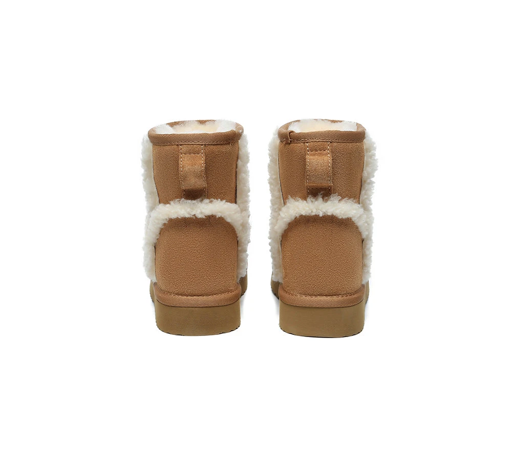 UGG Boots Sheepskin Wool Shearling Lined Ankle Mini Darby 7 UGG Boots Sheepskin Wool Shearling Lined Ankle Mini Darby - Image 7