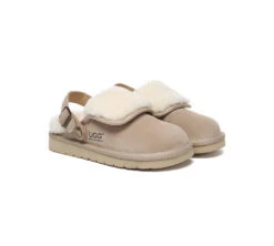 3-Way Style UGG Slippers Sheepskin Wool Adjustable Strap Slingback Tenley -Ugg GL7A0432