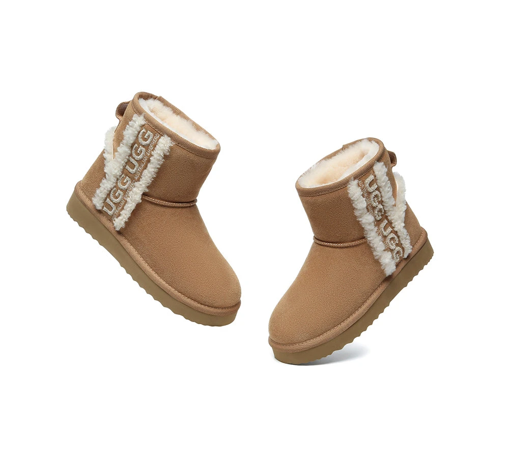 UGG Boots Sheepskin Wool Shearling Lined Ankle Mini Darby 5 UGG Boots Sheepskin Wool Shearling Lined Ankle Mini Darby - Image 5