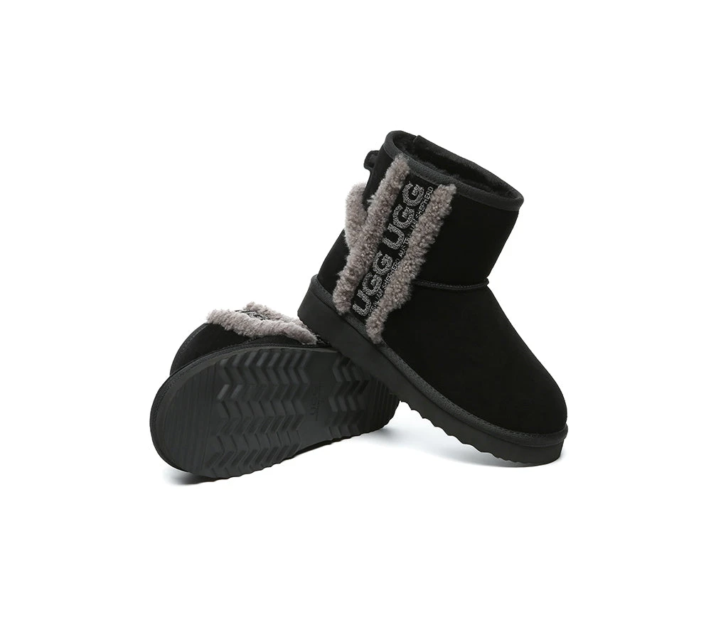 UGG Boots Sheepskin Wool Shearling Lined Ankle Mini Darby 9 UGG Boots Sheepskin Wool Shearling Lined Ankle Mini Darby - Image 9