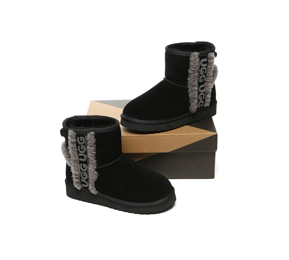 UGG Boots Sheepskin Wool Shearling Lined Ankle Mini Darby 10 UGG Boots Sheepskin Wool Shearling Lined Ankle Mini Darby - Image 10