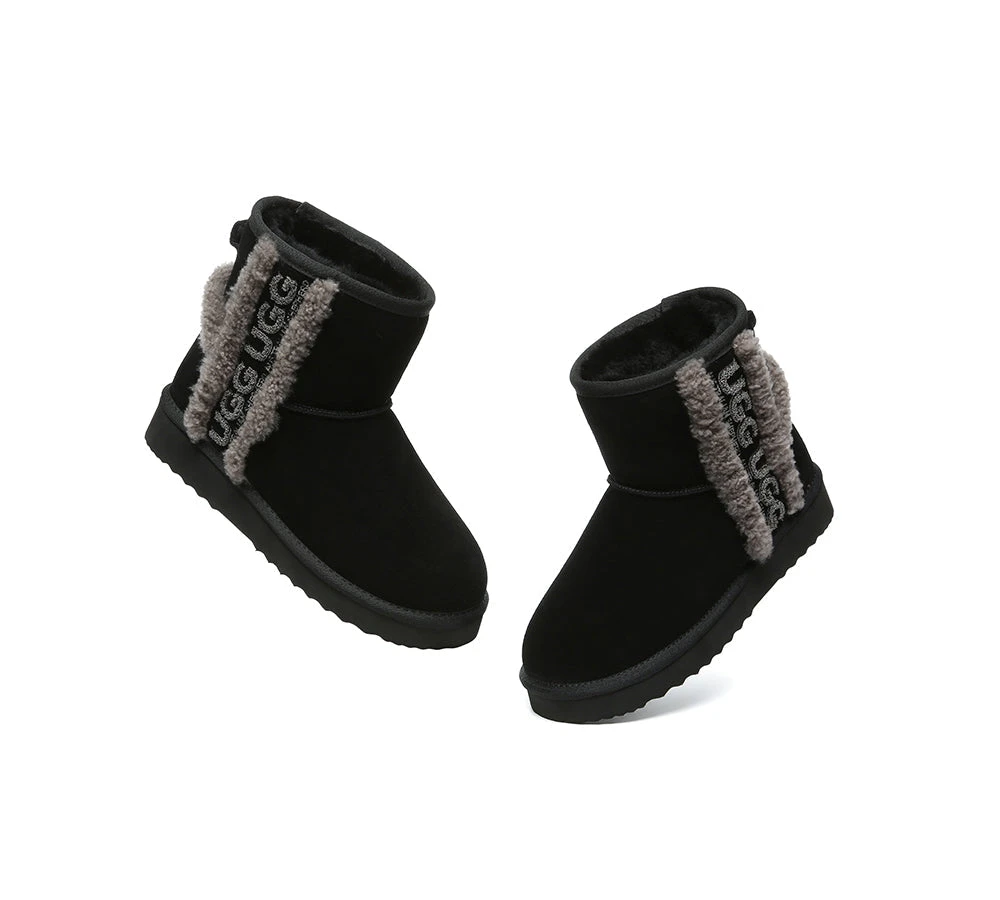 UGG Boots Sheepskin Wool Shearling Lined Ankle Mini Darby 11 UGG Boots Sheepskin Wool Shearling Lined Ankle Mini Darby - Image 11