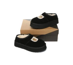 UGG Slippers Sheepskin Wool Ankle Platform Carmella -Ugg GL7A0465