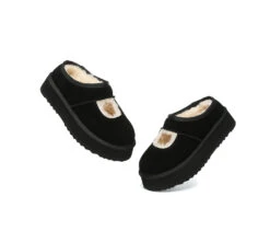 UGG Slippers Sheepskin Wool Ankle Platform Carmella -Ugg GL7A0466
