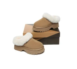 UGG Slippers Sheepskin Wool Ankle Chunky Platform Murray 20 UGG Slippers Sheepskin Wool Ankle Chunky Platform Murray -Ugg GL7A0484