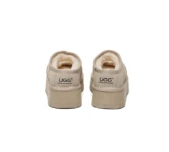 UGG Slippers Sheepskin Wool Ankle Platform Carmella -Ugg GL7A0495