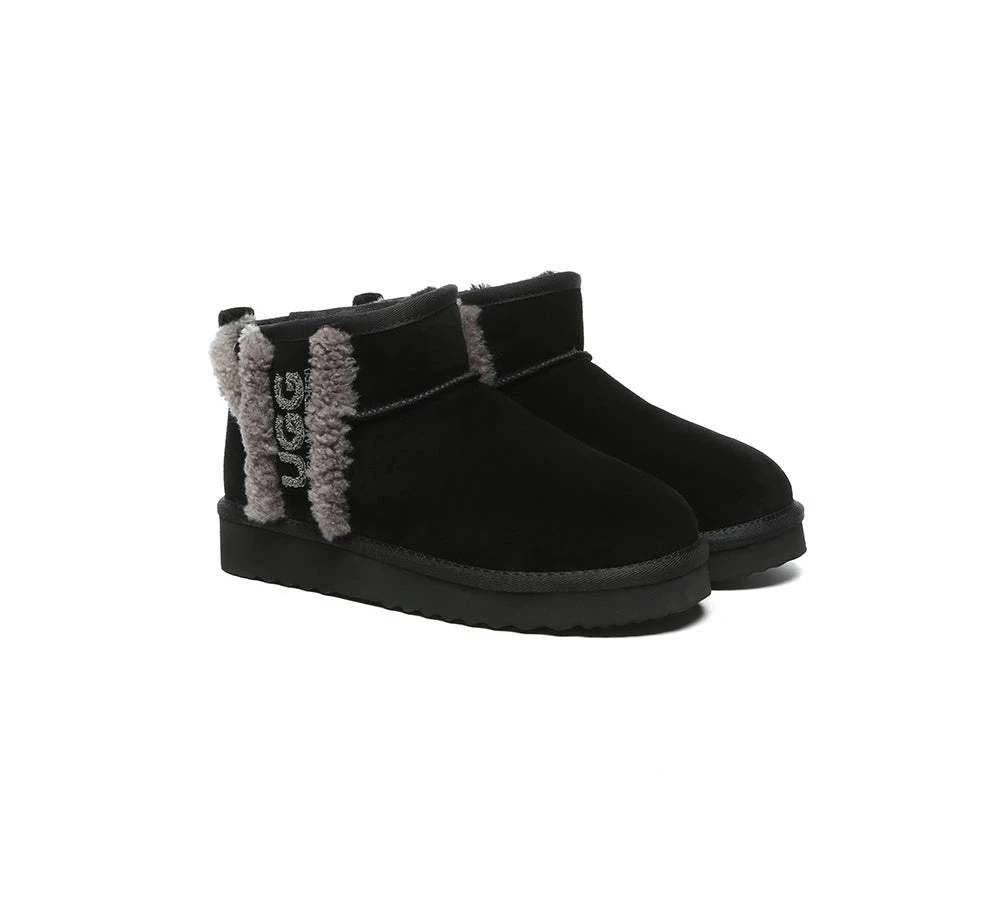 UGG Boots Sheepskin Wool Shearling Lined Ankle Ultra Mini Darby 8 UGG Boots Sheepskin Wool Shearling Lined Ankle Ultra Mini Darby - Image 8