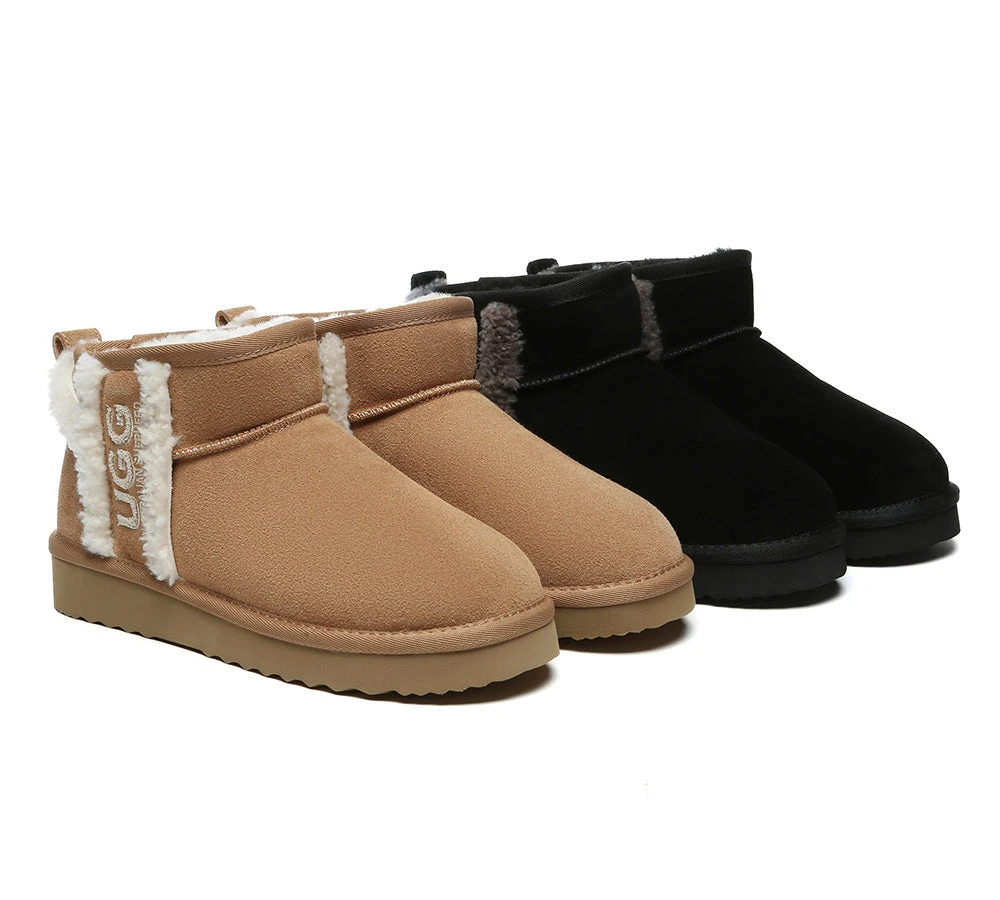 UGG Boots Sheepskin Wool Shearling Lined Ankle Ultra Mini Darby 1 UGG Boots Sheepskin Wool Shearling Lined Ankle Ultra Mini Darby