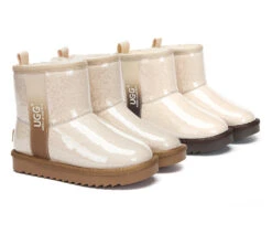 UGG Boots Kids Clear Waterproof Shearling Coated Neo