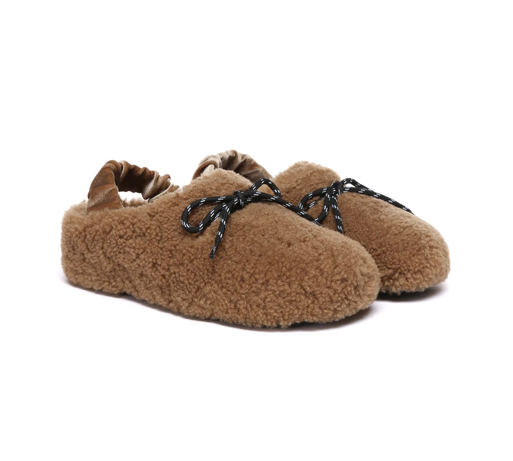 UGG Slippers Women Curly Sheepskin Wool Slingback Barrett 8 UGG Slippers Women Curly Sheepskin Wool Slingback Barrett - Image 8