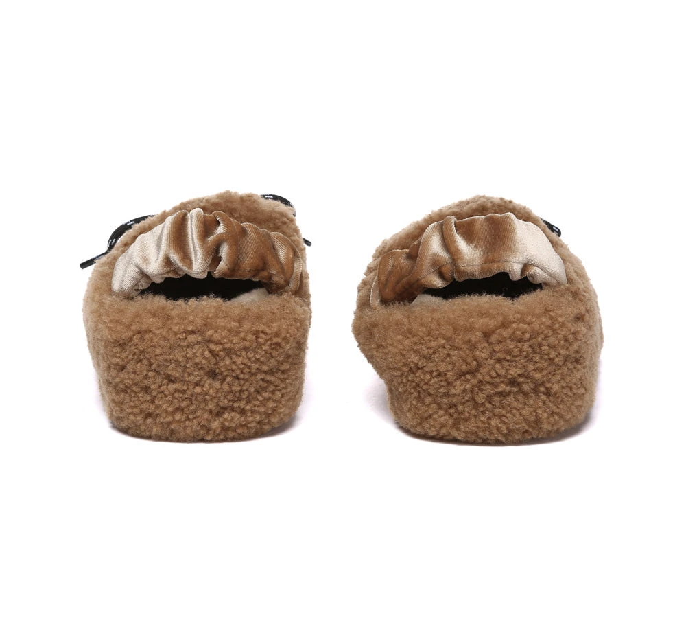 UGG Slippers Women Curly Sheepskin Wool Slingback Barrett 13 UGG Slippers Women Curly Sheepskin Wool Slingback Barrett - Image 13