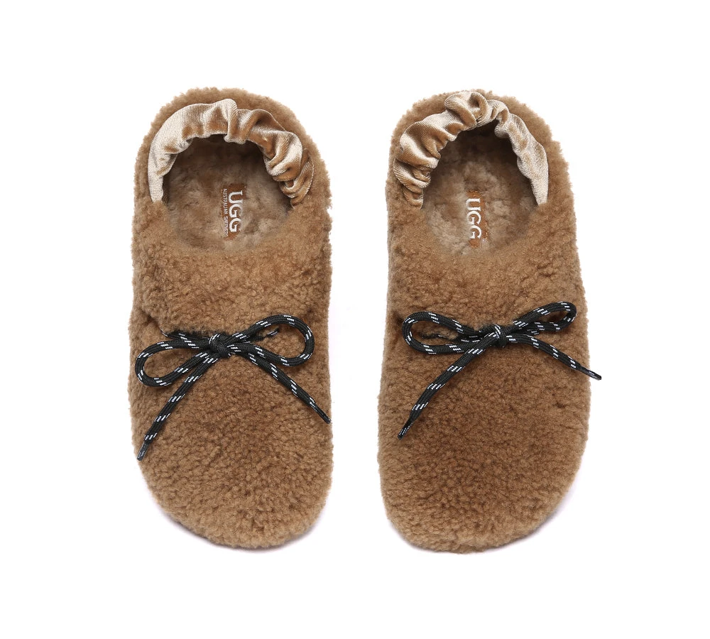 UGG Slippers Women Curly Sheepskin Wool Slingback Barrett 12 UGG Slippers Women Curly Sheepskin Wool Slingback Barrett - Image 12