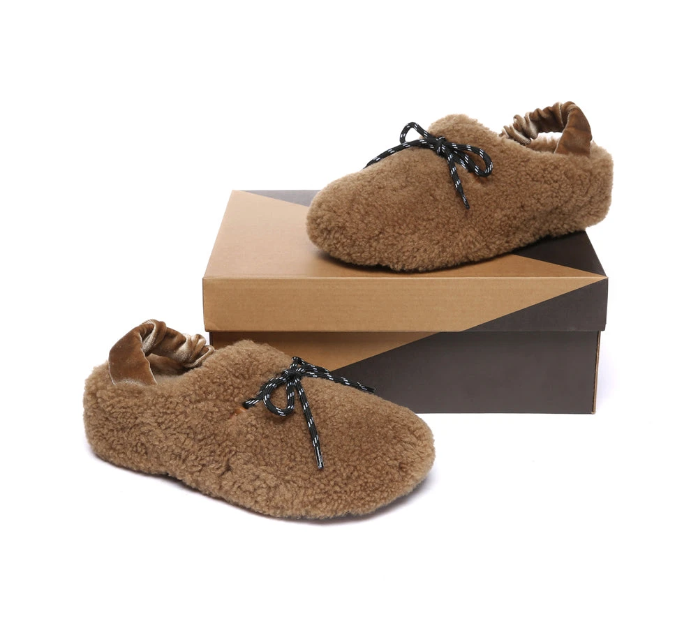 UGG Slippers Women Curly Sheepskin Wool Slingback Barrett 10 UGG Slippers Women Curly Sheepskin Wool Slingback Barrett - Image 10