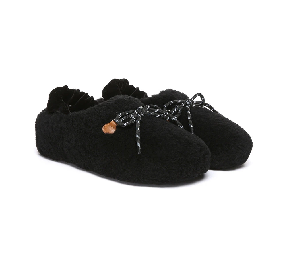 UGG Slippers Women Curly Sheepskin Wool Slingback Barrett 14 UGG Slippers Women Curly Sheepskin Wool Slingback Barrett - Image 14