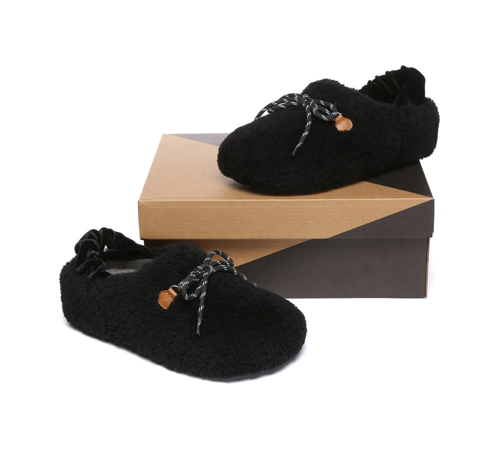 UGG Slippers Women Curly Sheepskin Wool Slingback Barrett 16 UGG Slippers Women Curly Sheepskin Wool Slingback Barrett - Image 16