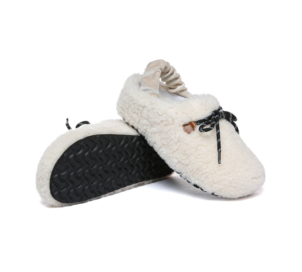 UGG Slippers Women Curly Sheepskin Wool Slingback Barrett 3 UGG Slippers Women Curly Sheepskin Wool Slingback Barrett - Image 3