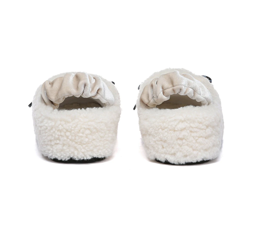 UGG Slippers Women Curly Sheepskin Wool Slingback Barrett 7 UGG Slippers Women Curly Sheepskin Wool Slingback Barrett - Image 7