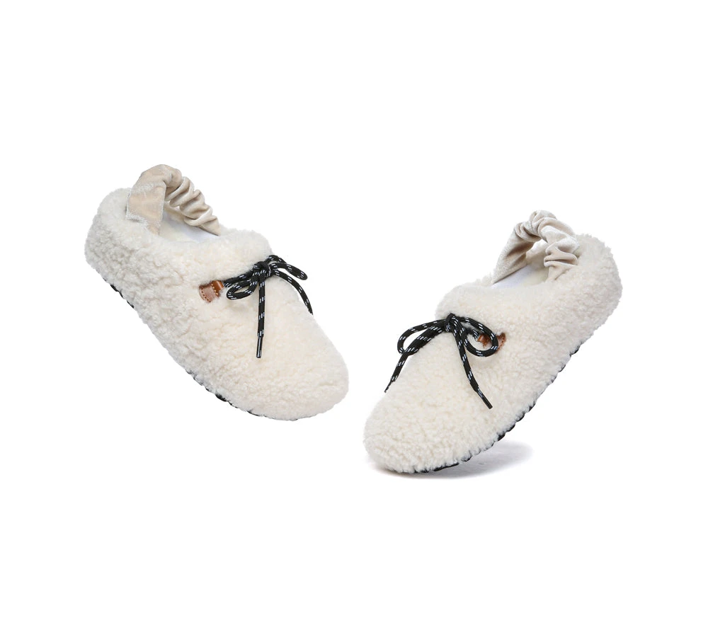 UGG Slippers Women Curly Sheepskin Wool Slingback Barrett 5 UGG Slippers Women Curly Sheepskin Wool Slingback Barrett - Image 5