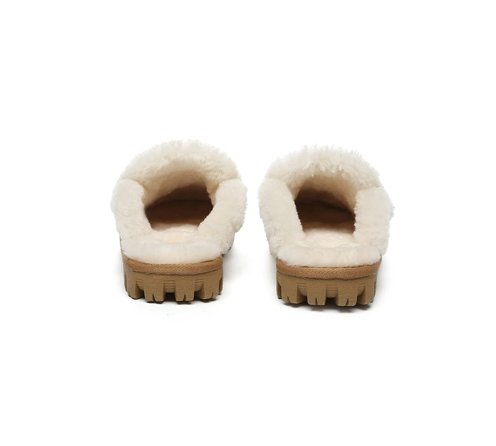 UGG Slippers Women Sheepskin Wool Shearling Lined Rilee 7 UGG Slippers Women Sheepskin Wool Shearling Lined Rilee - Image 7