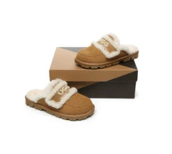 UGG Slippers Women Sheepskin Wool Shearling Lined Rilee 23 UGG Slippers Women Sheepskin Wool Shearling Lined Rilee -Ugg GL7A0686