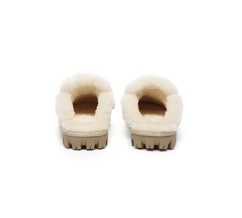 UGG Slippers Women Sheepskin Wool Shearling Lined Rilee 13 UGG Slippers Women Sheepskin Wool Shearling Lined Rilee - Image 13