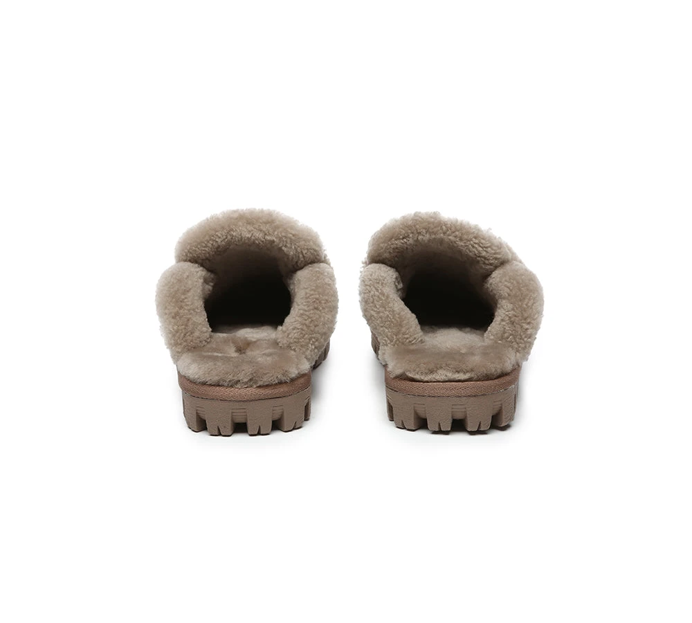 UGG Slippers Women Sheepskin Wool Shearling Lined Rilee 19 UGG Slippers Women Sheepskin Wool Shearling Lined Rilee - Image 19
