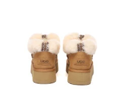 UGG Boots Women Sheepskin Wool Collar Ankle Platform Mini Santana -Ugg GL7A0759 c9a3ea66 09ff 4d54 9d04 5eef3c7fe86c