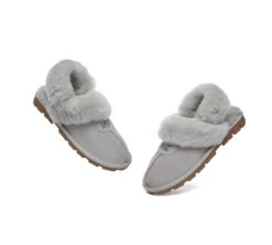 UGG Slippers Women Removable Wool Fluffy Strap Slingback Waffle -Ugg GL7A0928