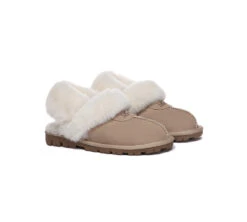 UGG Slippers Women Removable Wool Fluffy Strap Slingback Waffle -Ugg GL7A1053