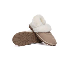 UGG Slippers Women Removable Wool Fluffy Strap Slingback Waffle -Ugg GL7A1055