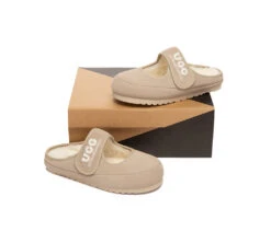 AUSTRALIAN SHEPHERD® UGG Slippers Sheepskin Wool Adjustable Strap Mary Jane Velly -Ugg GL7A1085 41e85694 2839 43d9 a2be 3d0bc1922367