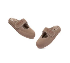 AUSTRALIAN SHEPHERD® UGG Slippers Sheepskin Wool Adjustable Strap Mary Jane Velly -Ugg GL7A1105