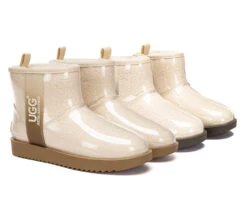 AUSTRALIAN SHEPHERD® UGG Boots Women Clear Waterproof Shearling Coated Neo