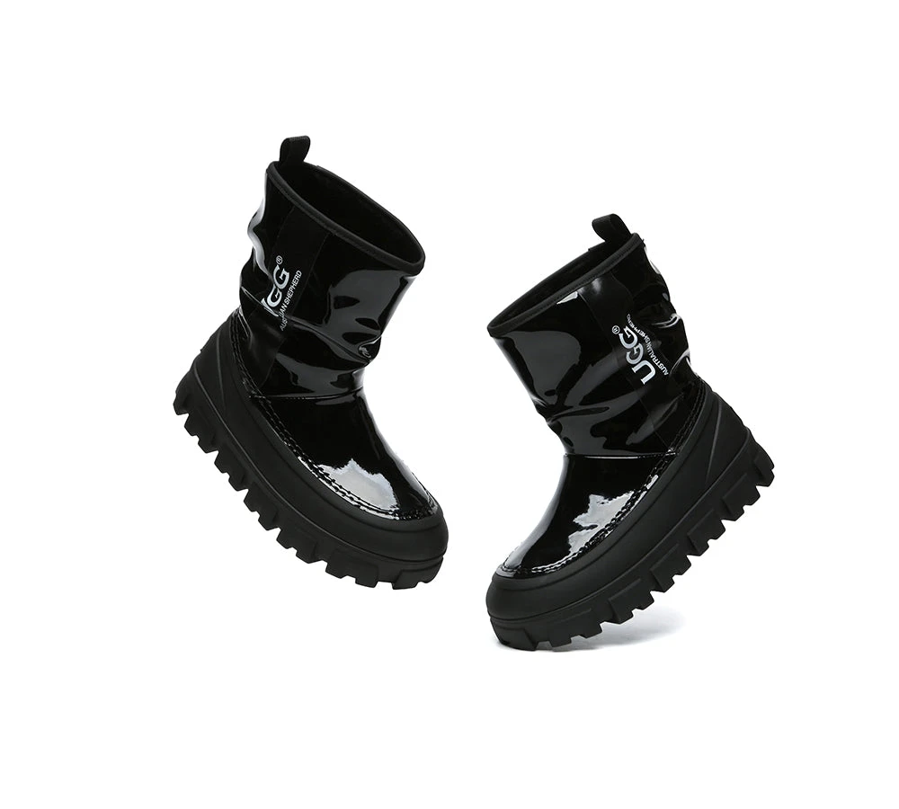 UGG Boots Women Sheepskin Wool Waterproof Chunky Wren 12 UGG Boots Women Sheepskin Wool Waterproof Chunky Wren - Image 12