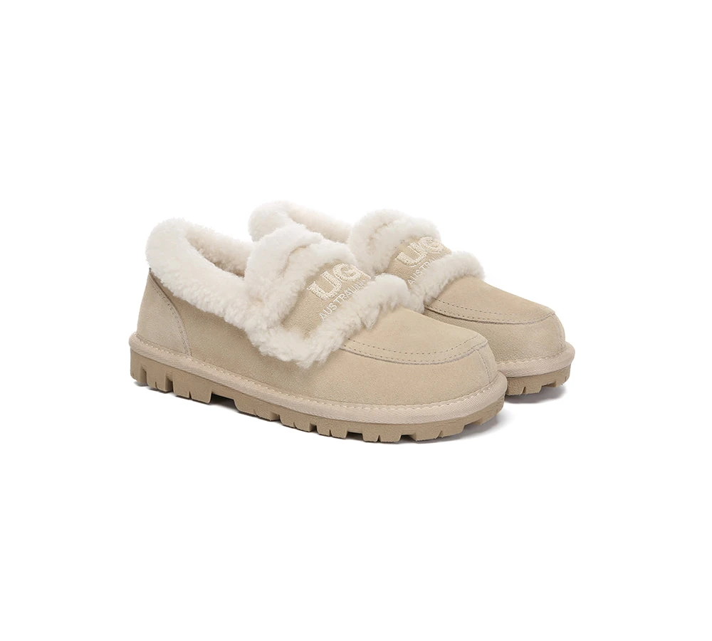 UGG Slippers Women Sheepskin Wool Ankle Rilee Loafers 9 UGG Slippers Women Sheepskin Wool Ankle Rilee Loafers - Image 9