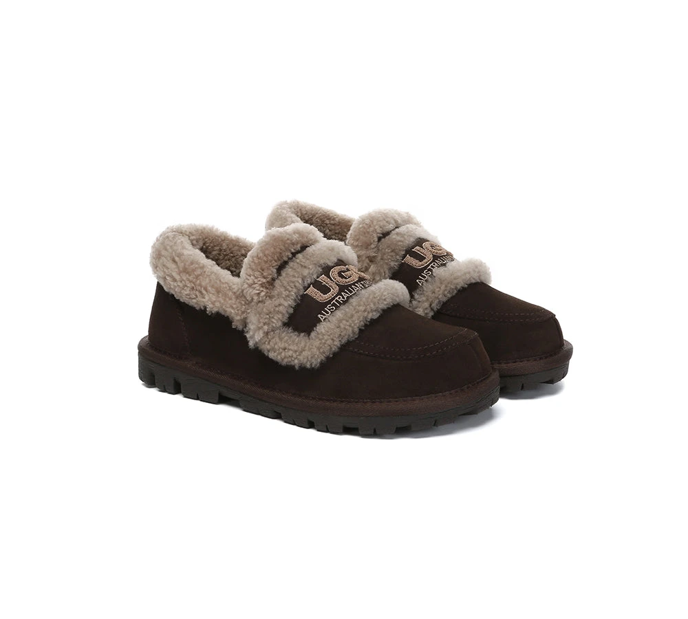 UGG Slippers Women Sheepskin Wool Ankle Rilee Loafers 15 UGG Slippers Women Sheepskin Wool Ankle Rilee Loafers - Image 15