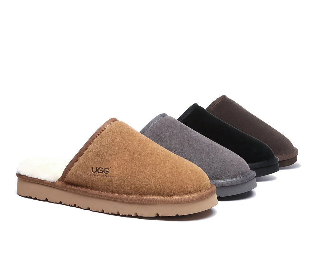 Men Slippers Sheepskin Wool Nonslip Home Slippers Cruz 1 Men Slippers Sheepskin Wool Nonslip Home Slippers Cruz