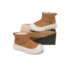 UGG Boots Sheepskin Wool Ankle Chunky Platform Harrison -Ugg GL7A2632