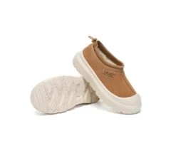 UGG Slippers Sheepskin Wool Drawstring Chunky Platform Harlow -Ugg GL7A2683
