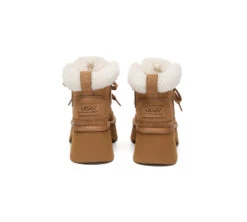 UGG Boots Women Sheepskin Wool Lace Up Chunky Platform Bumpy 27 UGG Boots Women Sheepskin Wool Lace Up Chunky Platform Bumpy -Ugg GL7A2741