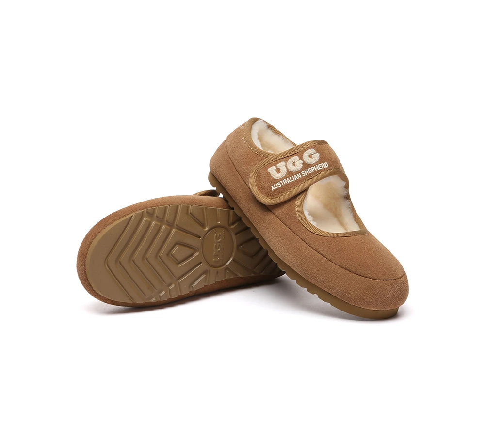 UGG Slippers Sheepskin Wool Adjustable Strap Mary Jane Velvi 15 UGG Slippers Sheepskin Wool Adjustable Strap Mary Jane Velvi - Image 15