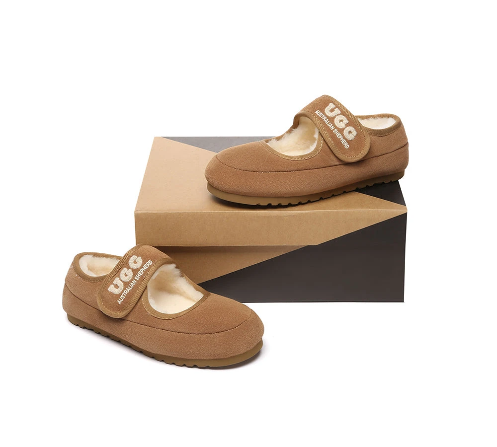 UGG Slippers Sheepskin Wool Adjustable Strap Mary Jane Velvi 16 UGG Slippers Sheepskin Wool Adjustable Strap Mary Jane Velvi - Image 16