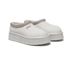 UGG Slippers Sheepskin Wool Ankle Platform Booties Tazzy Hippie -Ugg GL7A3488