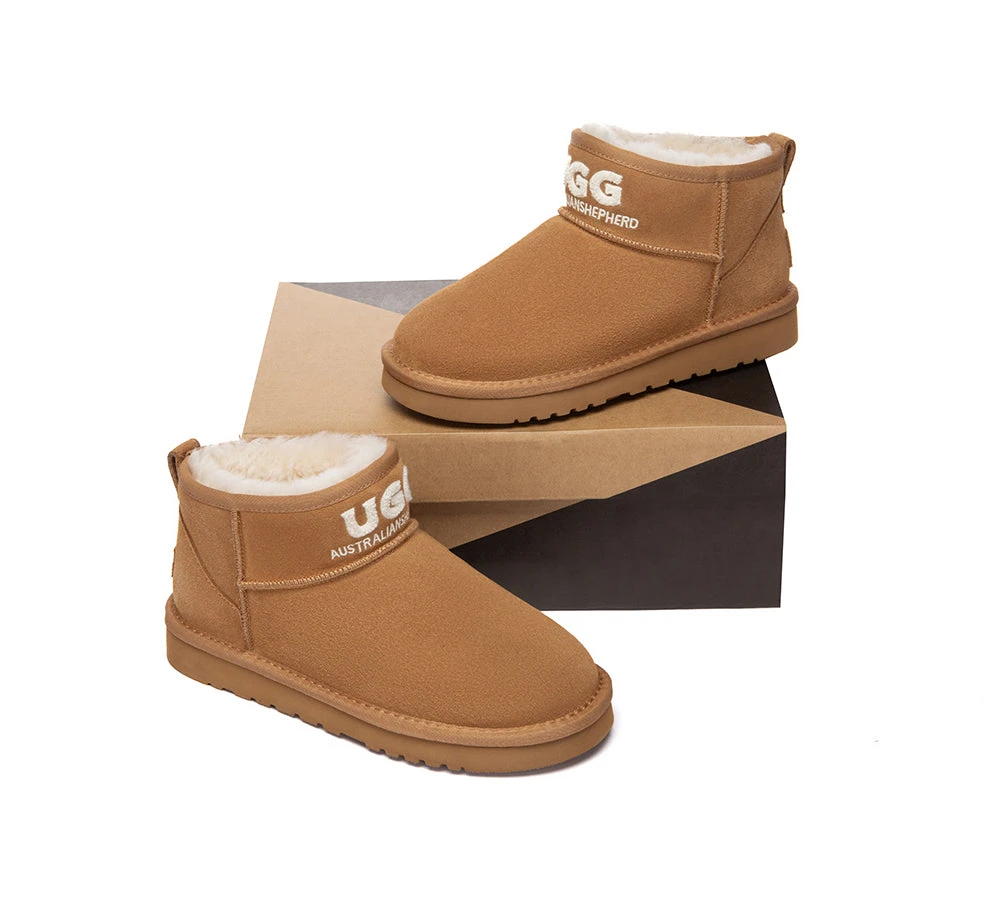 AUSTRALIAN SHEPHERD® UGG Boots Sheepskin Wool Ankle Mini Helia 3 AUSTRALIAN SHEPHERD® UGG Boots Sheepskin Wool Ankle Mini Helia - Image 3