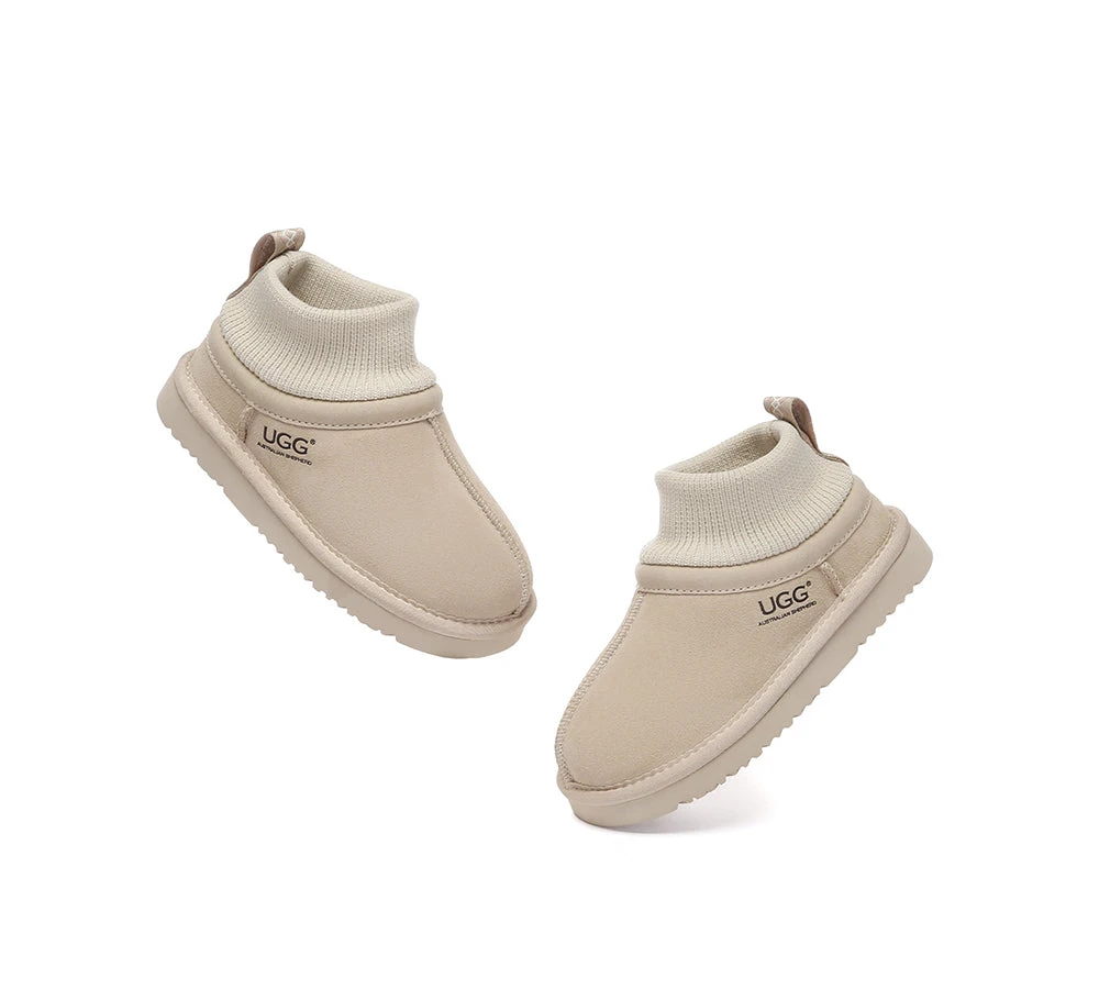 UGG Slippers Kids Sheepskin Wool Stretchy Ankle Margaret 11 UGG Slippers Kids Sheepskin Wool Stretchy Ankle Margaret - Image 11