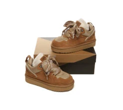 UGG Boots Sheepskin Wool Lace Up Platform Parkyr 24 UGG Boots Sheepskin Wool Lace Up Platform Parkyr -Ugg GL7A6187